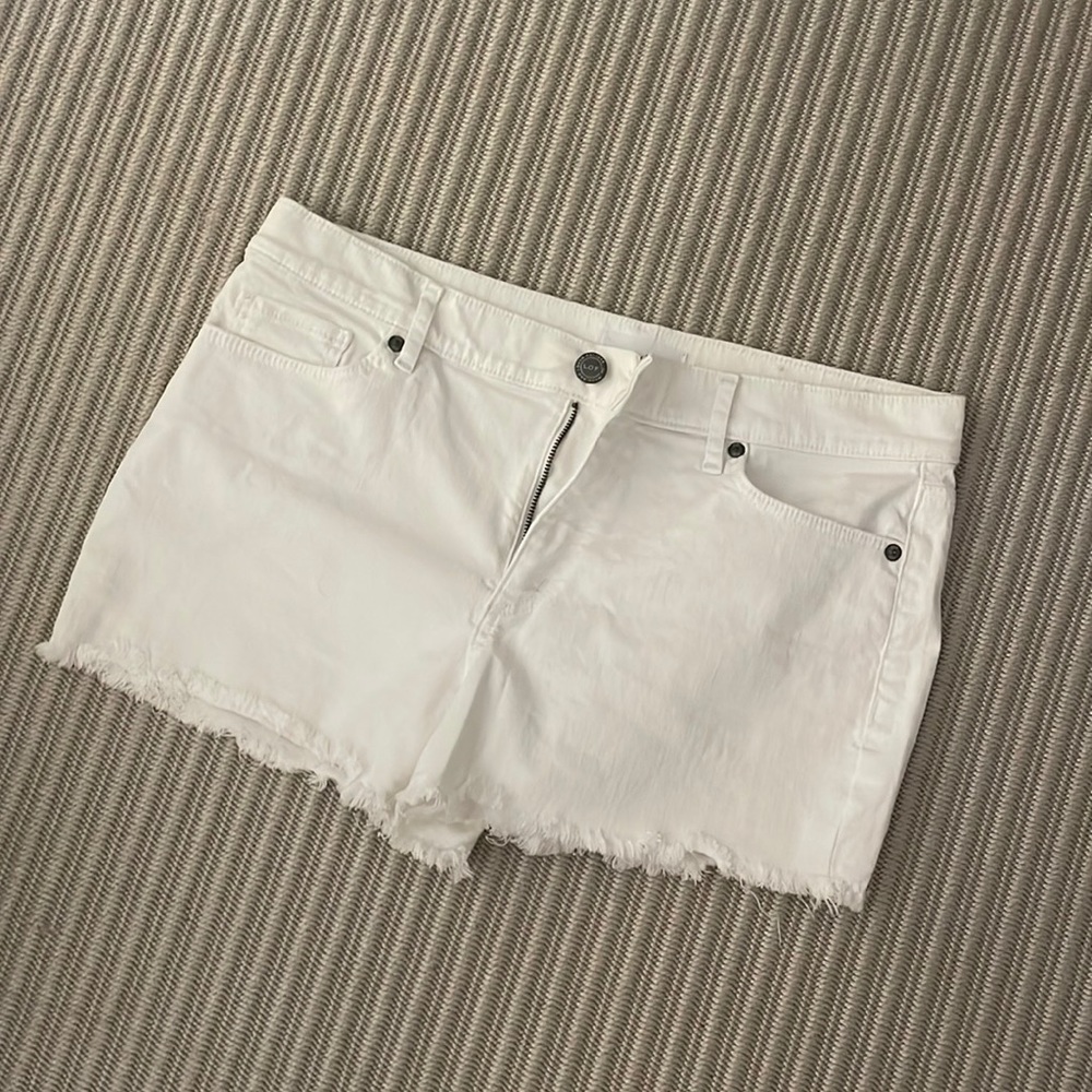 Loft White Jean Shorts - Size 28/6